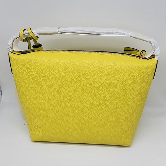 Tory Burch Thea Small Hobo Candula Yellow - Picture 2 of 9